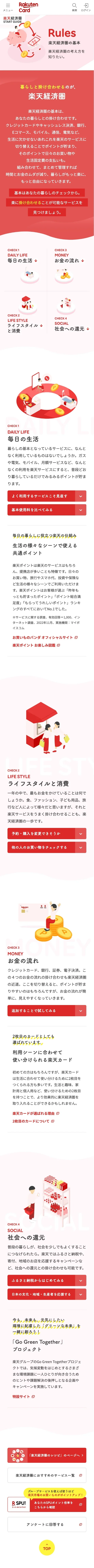 楽天経済圏 START GUIDEのスクリーンショット（全5枚中3枚目）